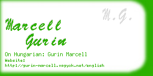 marcell gurin business card